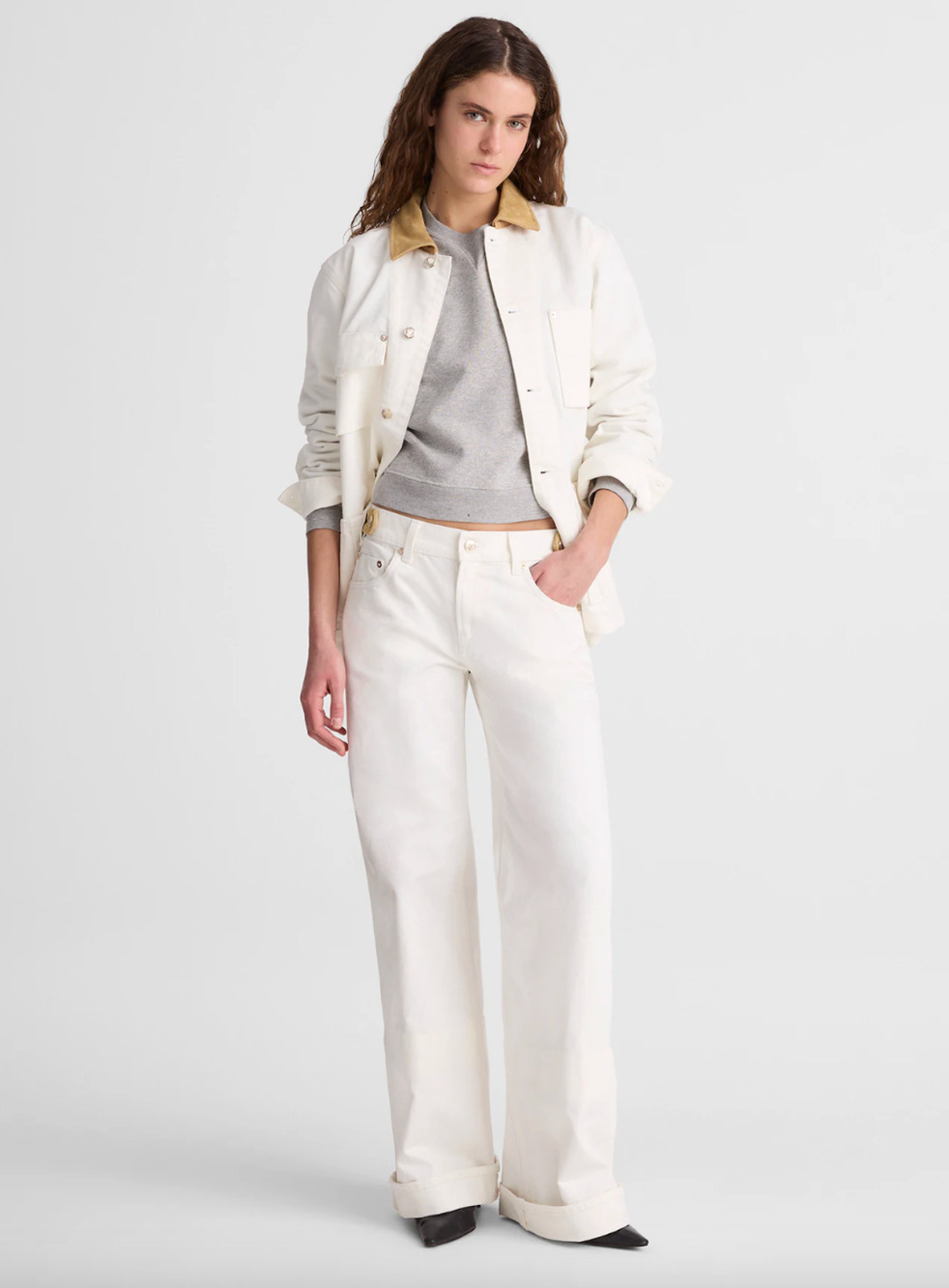 Madewell Benjamin Talley Smith The Coolidge Low Rise Wide Leg Jean US 25 NWT